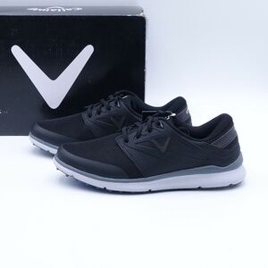 Callaway Men's Black Athletic Golf Shoes with Gray Sole